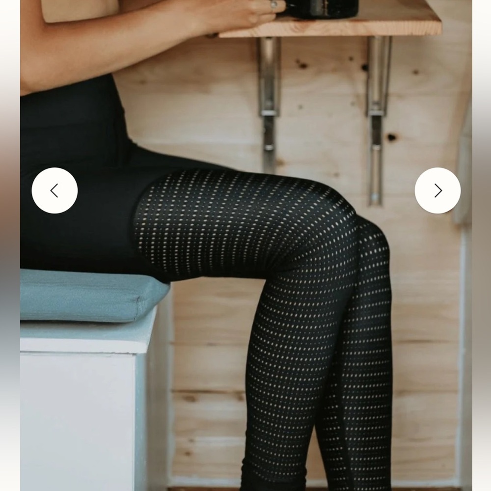 Oraki Eyelet Ecomove High-Rise Legging - Black